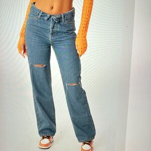 Edikted Raquel Folded Jeans